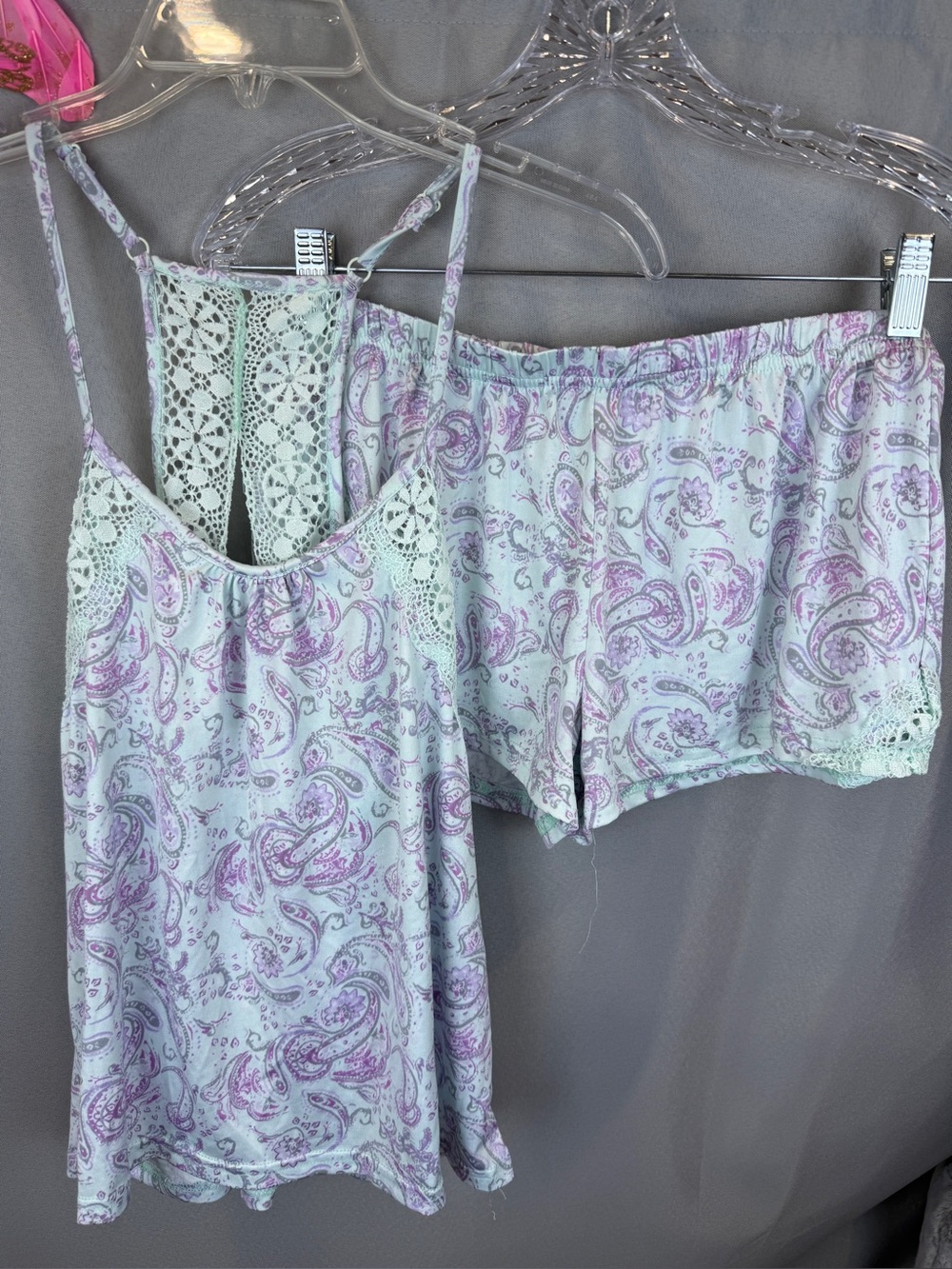 Jessica Simpson Intimates Two Piece Boho Cami & Shorts Set- Size Small